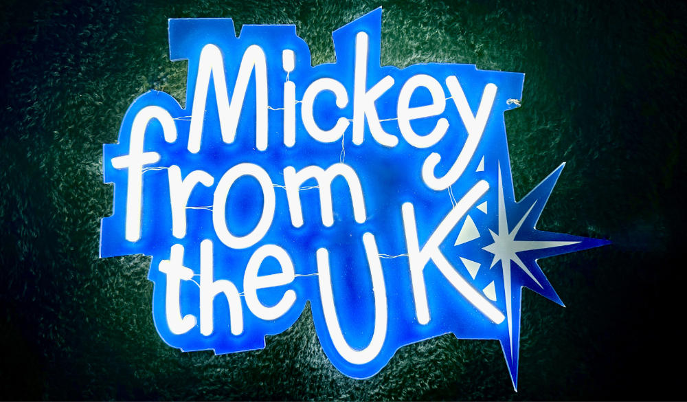 The Mickey From The UK Neon Sign