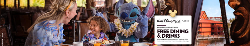 WDW Free Dining & Drinks Offer For 2027