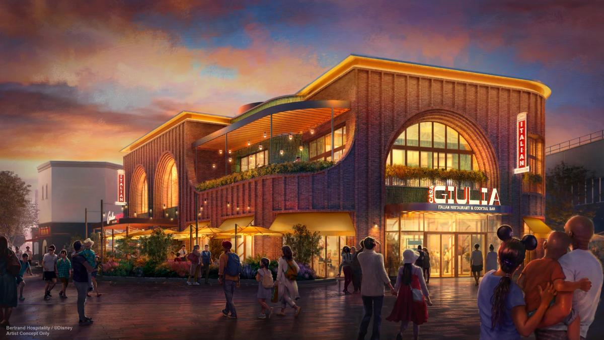 Casa Giulia Concept Art, Disney Village, Disneyland Paris
