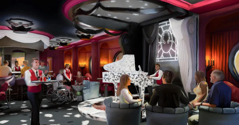 Cruella Piano Bar, Pirates Pub, Haunted Mansion Bar Coming To The Disney Destiny