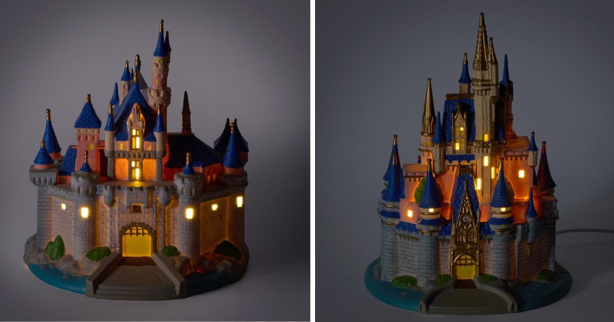 D23 Fire & Castle Figures Lit Up