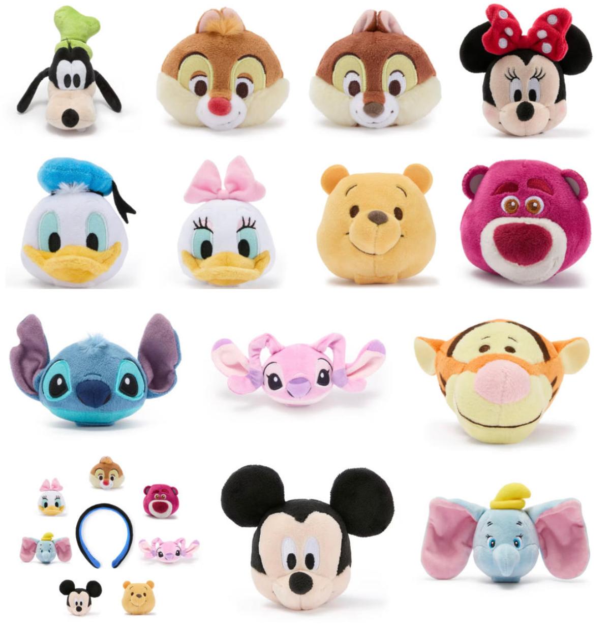 Collection of Disney Store Create Your Own Headband Plush Character Options