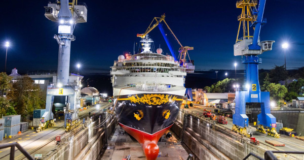 Disney Explains Dry Dock Process Before Disney Wish UK Debut