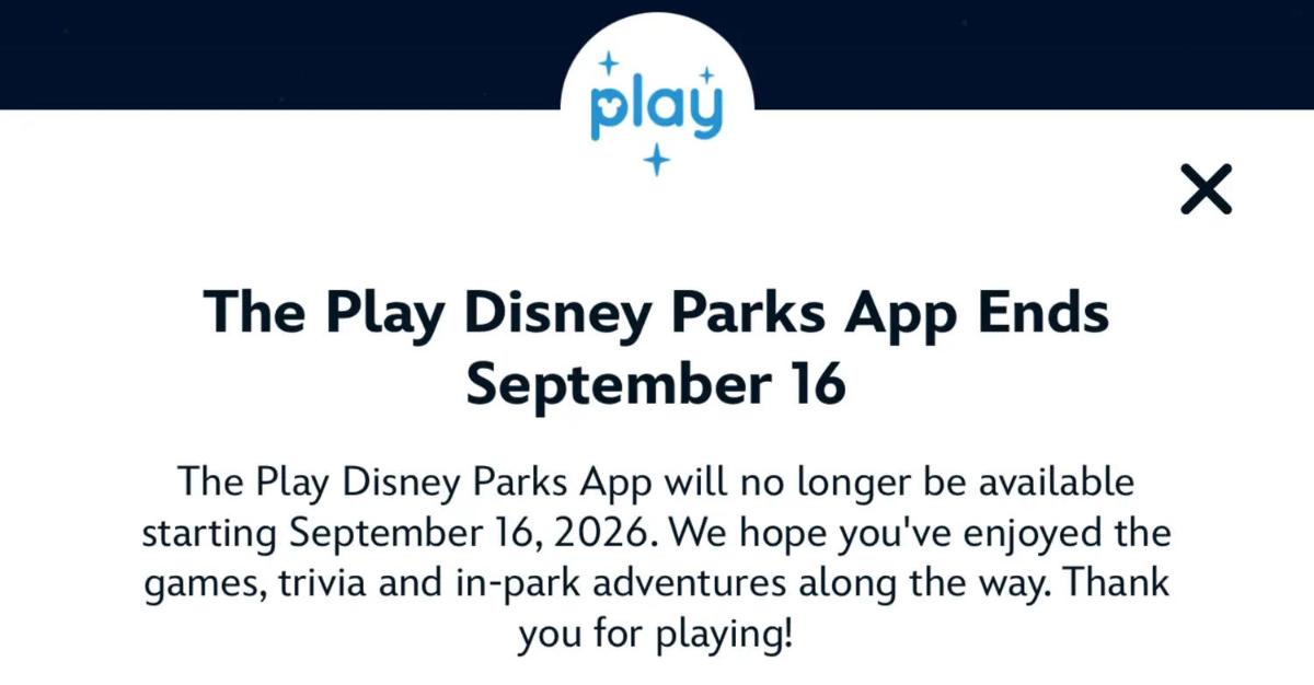 Play Disney Parks app telling users app is no longer available Play Disney Parks app telling users app is no longer available