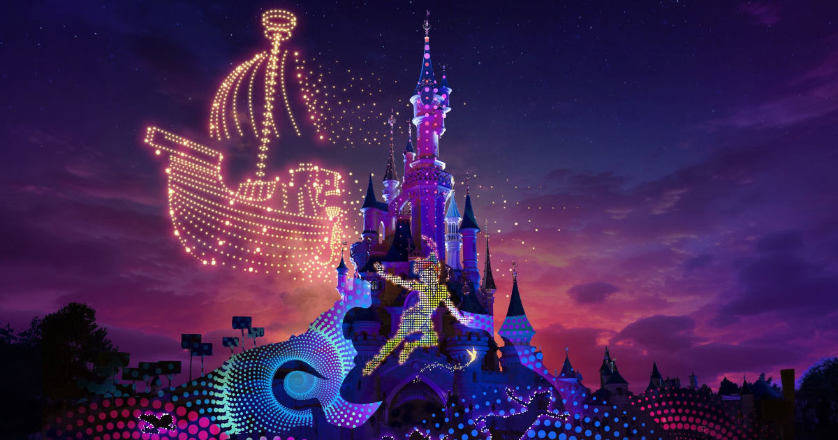 First Look At The Disneyland Paris Drone Show Coming January 8th 2024