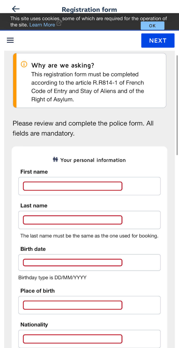 Disneyland Paris Online Check in
