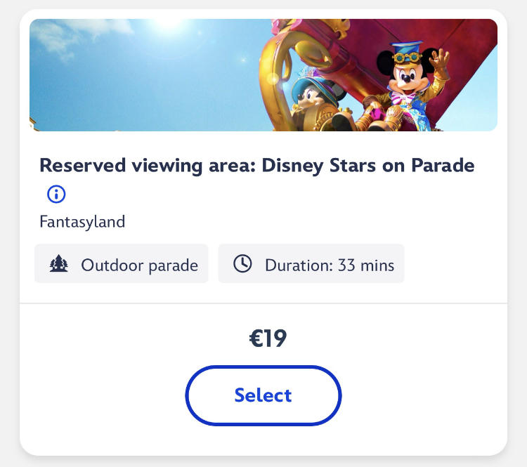 Preferred Disneyland Paris Fireworks Viewing