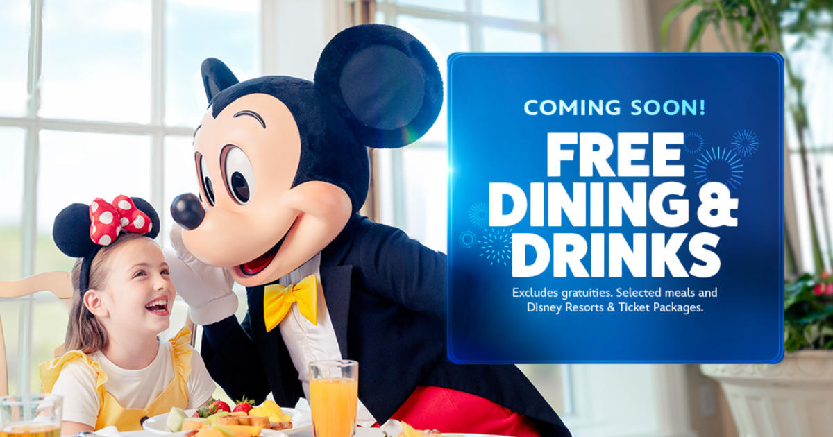 Disney Free Dining Offer Announced For Select 2026 Stays