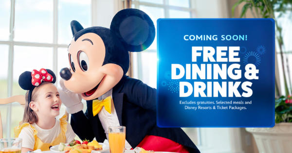 Disney Free Dining Offer Announced For Select 2026 Stays