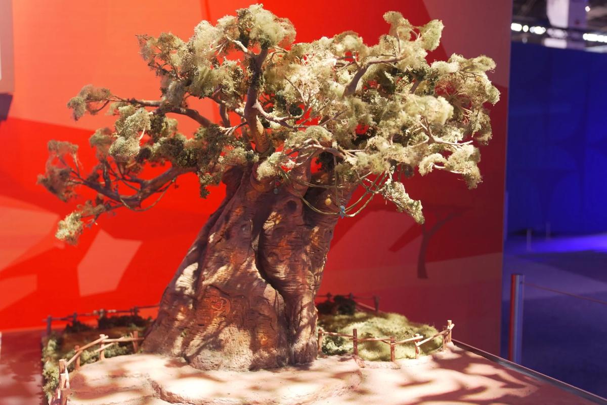 Upcoming Lion King attraction Tree model Upcoming Lion King attraction Tree model