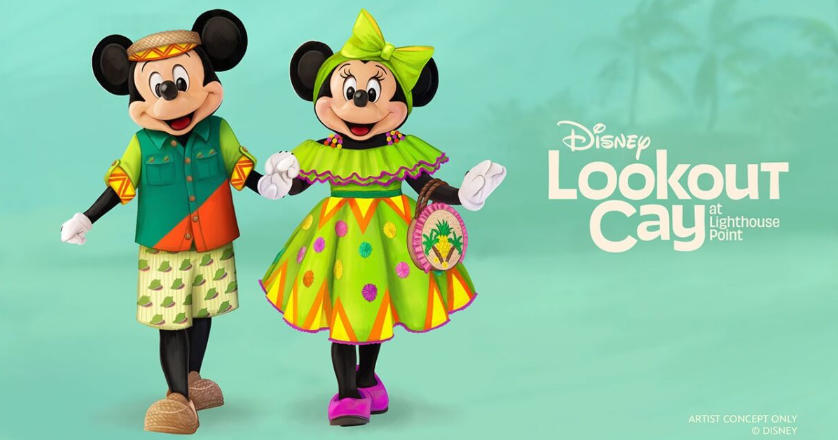 New Mickey & Minnie Disney Lookout Cay Outfits Revealed