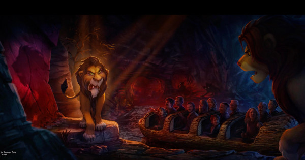Scar Animatronic Revealed & New Lion King Ride Concept Art