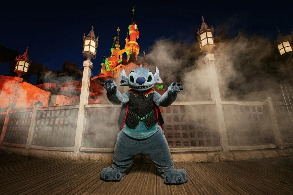 Stitch during Disney Halloween Festival at Disneyland Paris Stitch during Disney Halloween Festival at Disneyland Paris