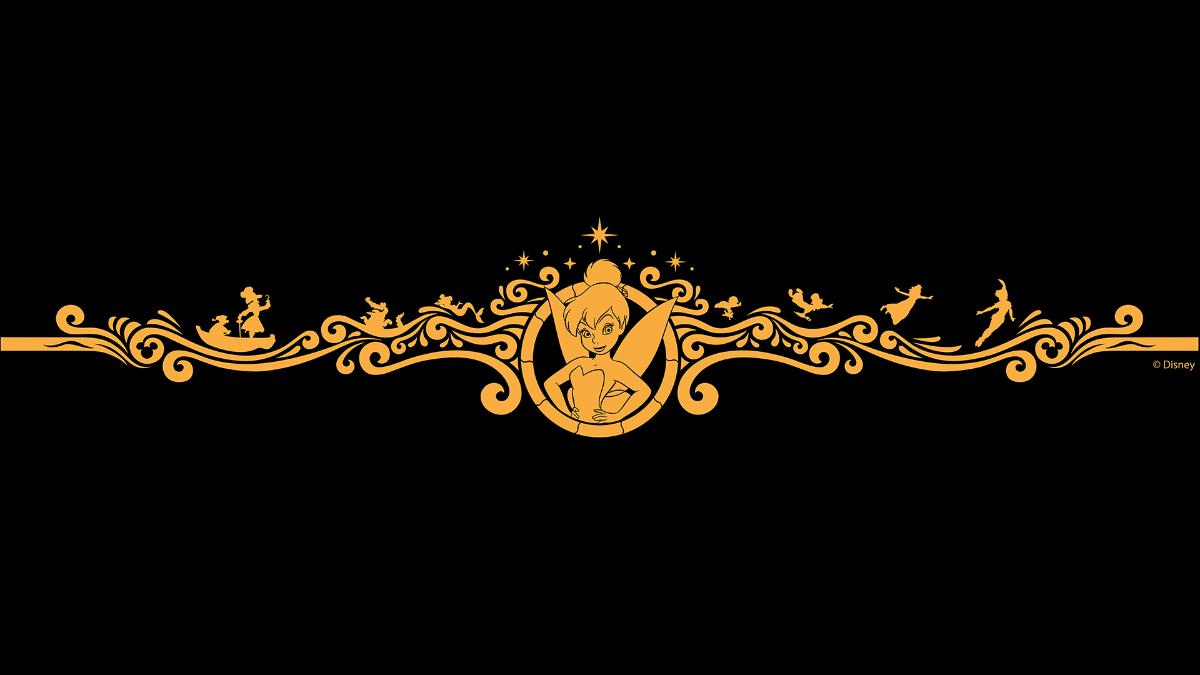 The Tinker Bell design on the Disney Believe The Tinker Bell design on the Disney Believe