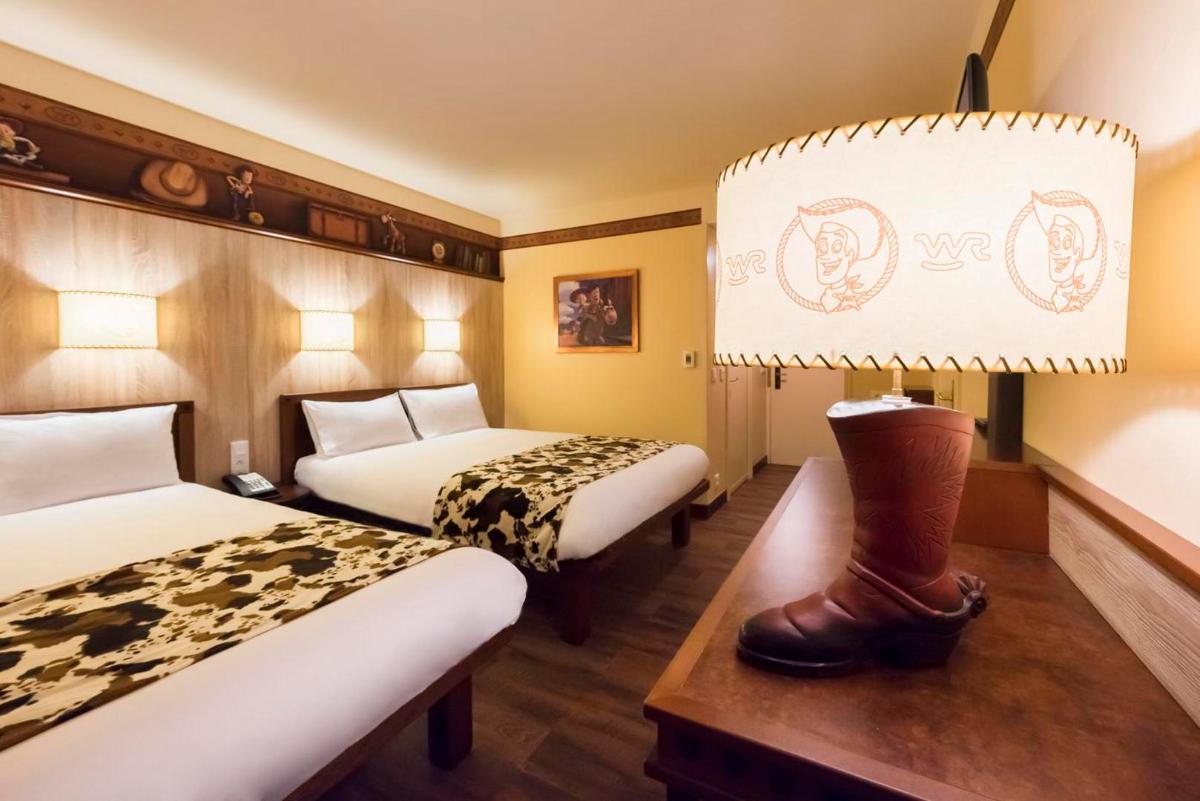 Toy Story themed room at Disney Hotel Cheyenne, Disneyland Paris Toy Story themed room at Disney Hotel Cheyenne, Disneyland Paris