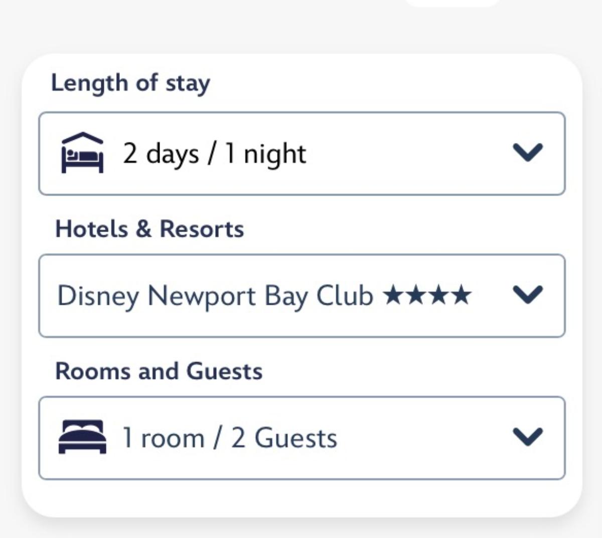 Your choices to narrow down your search on the Disneyland Paris price calendar Your choices to narrow down your search on the Disneyland Paris price calendar