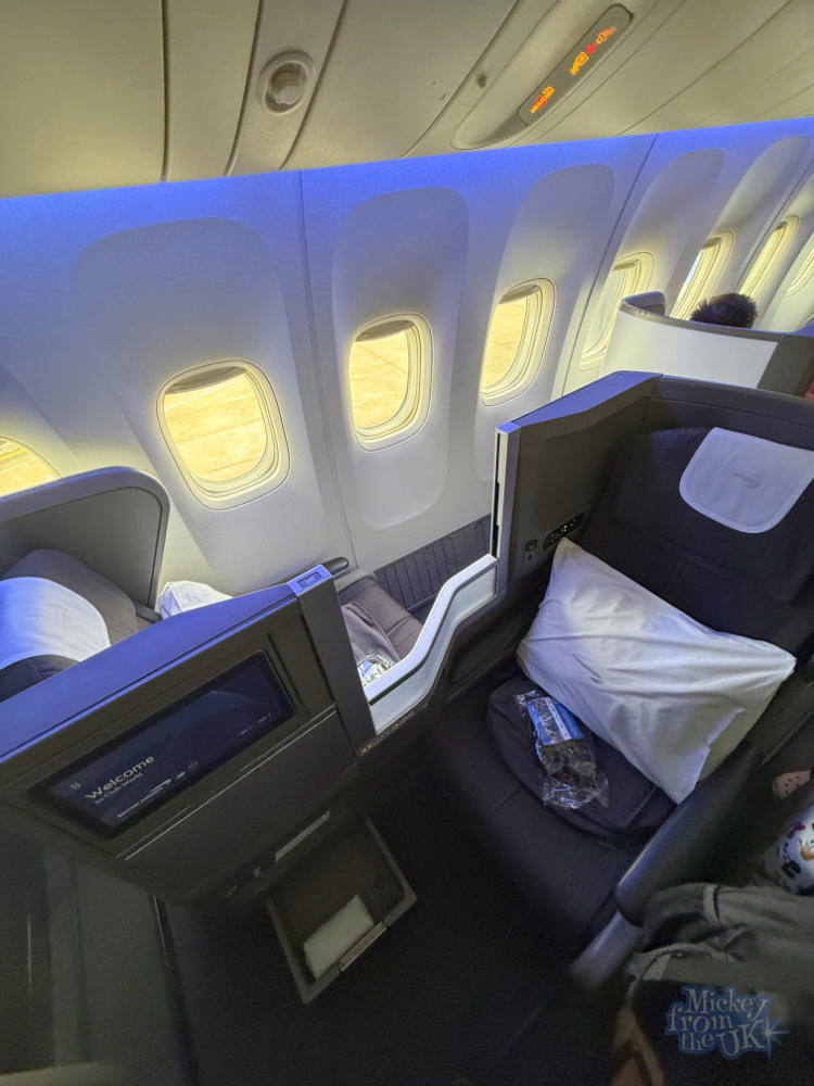 British Airways Club World yin-yang seat configuration on the 777-200