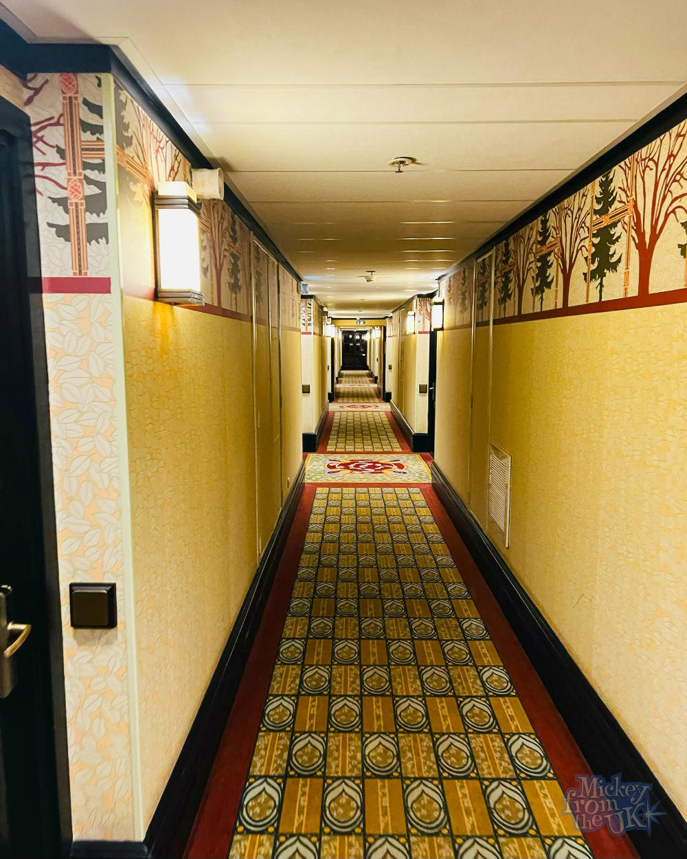 Disney Sequoia Lodge Corridors