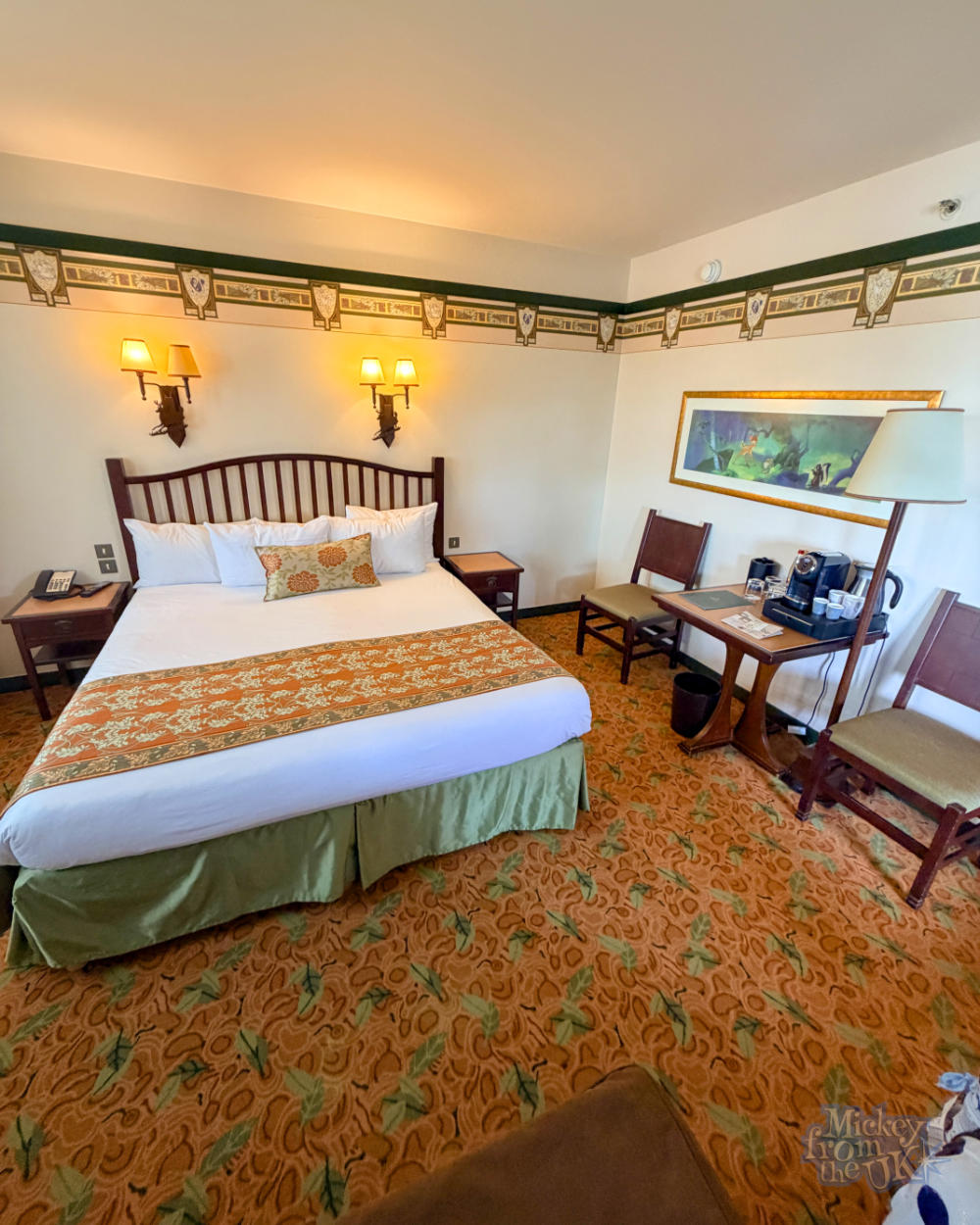 Disney Sequoia Lodge king bed