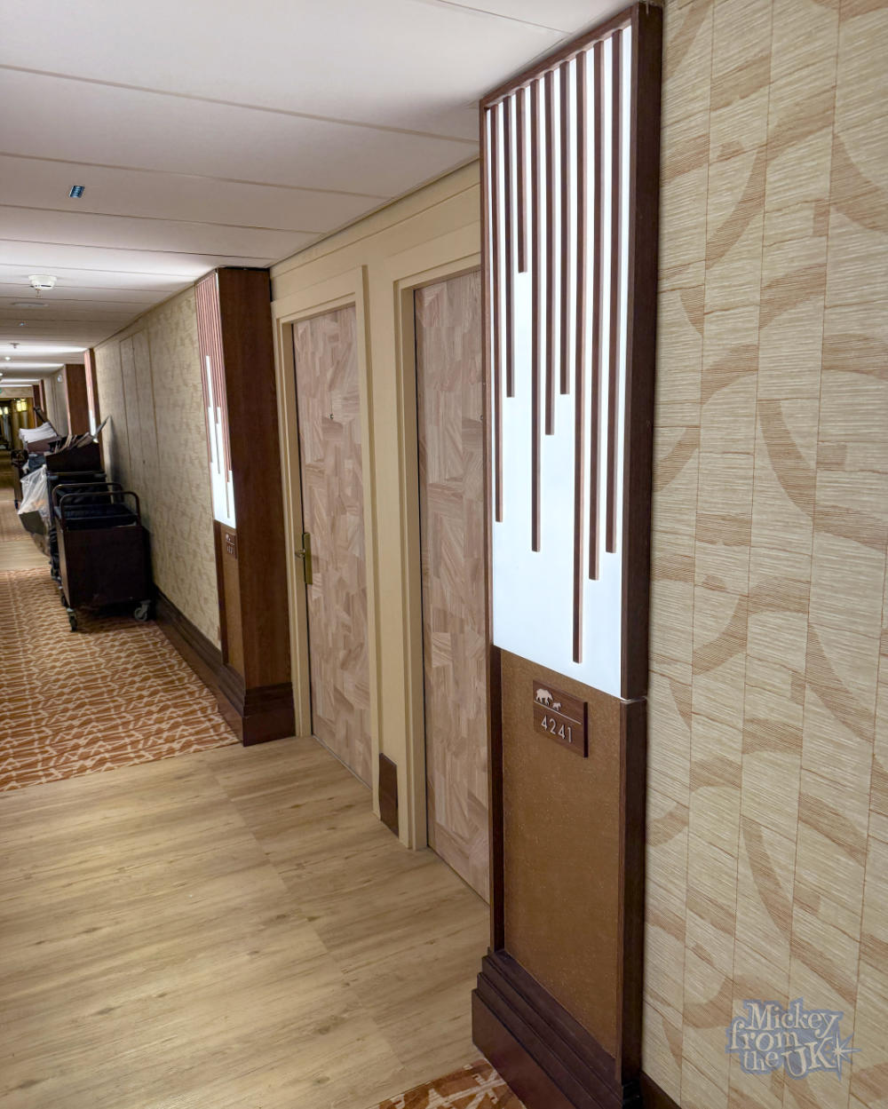 Disney Sequoia Lodge new room hallway design available from 2027