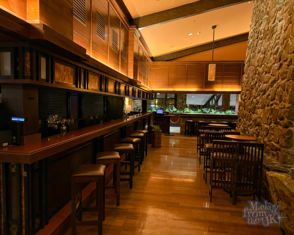 Disney Sequoia Lodge Redwood Bar Area