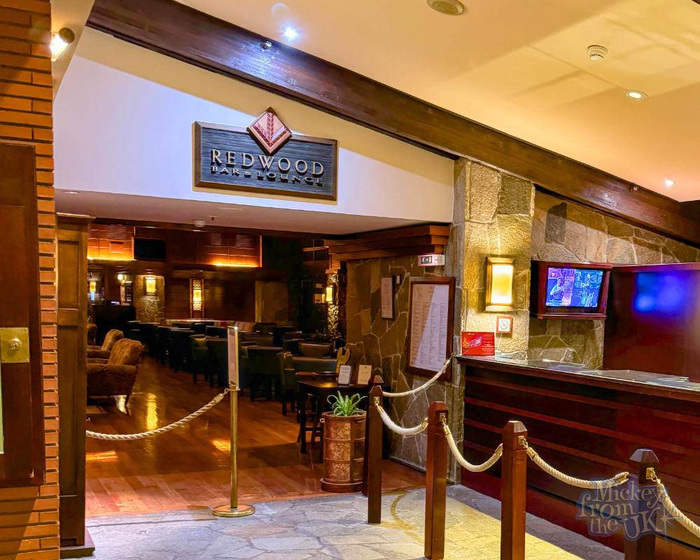 Disney Sequoia Lodge Redwood Bar Lounge Entrance