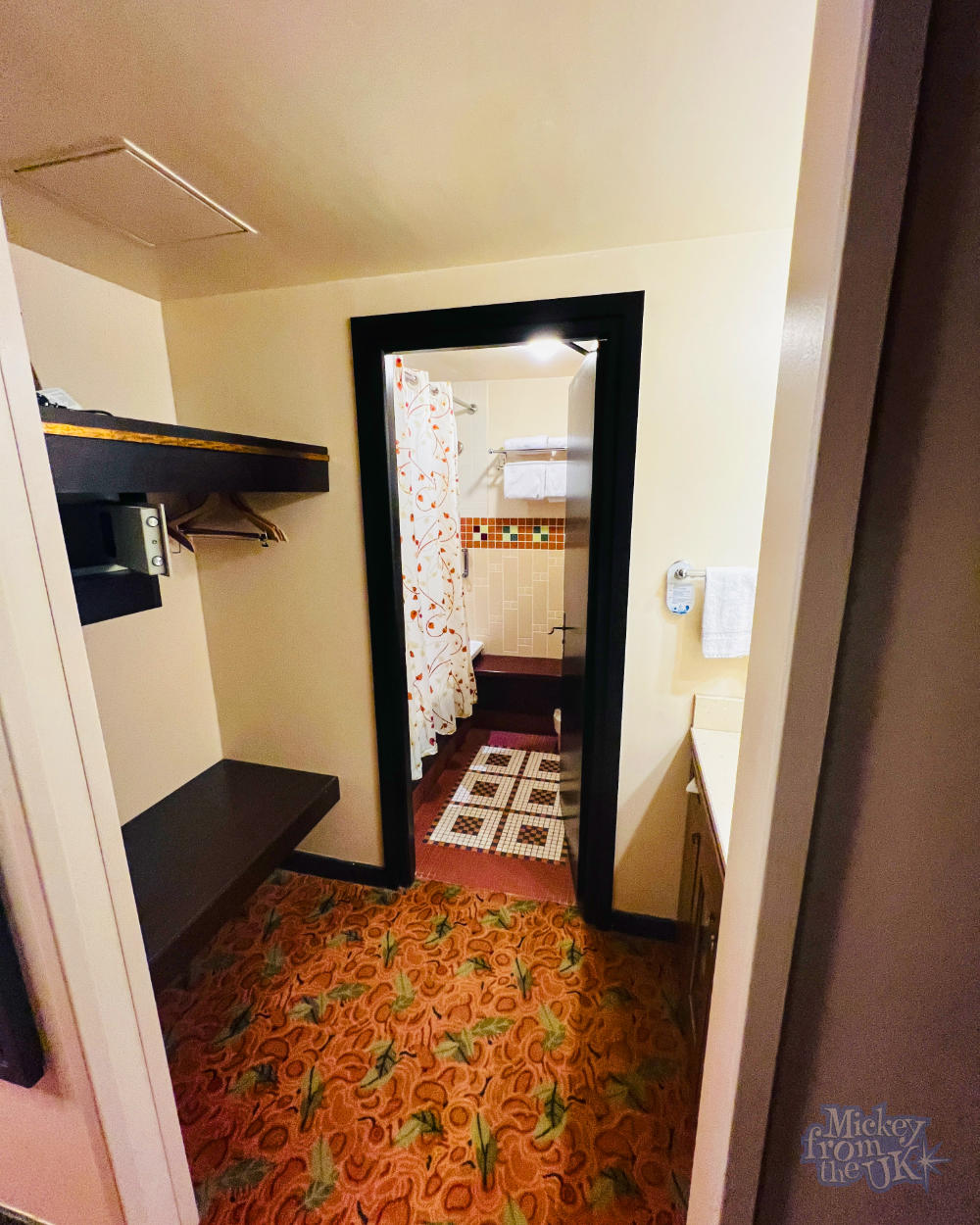 Disney Sequoia Lodge Wardrobe, Sink & Safe Area