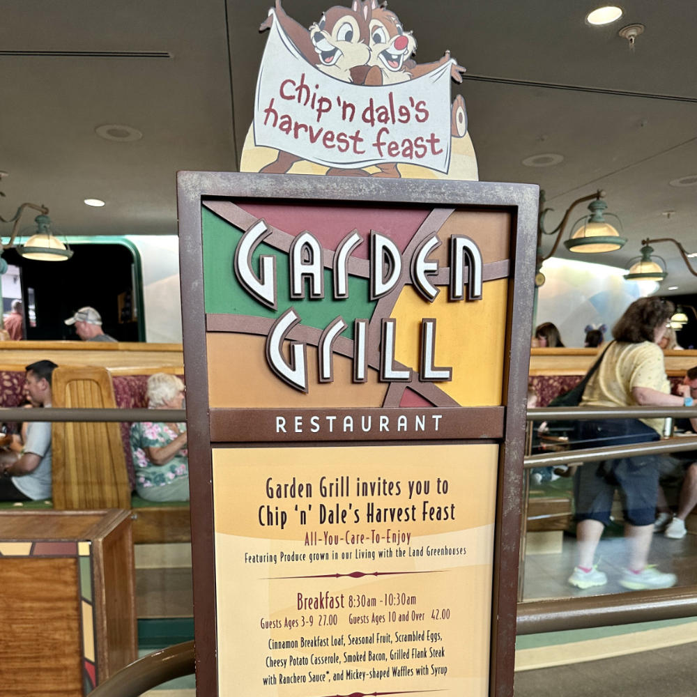 Garden Grill Breakfast Menu